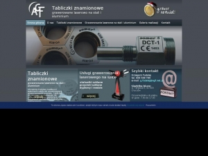 Tabliczki znamionowe grawerowane laserowo